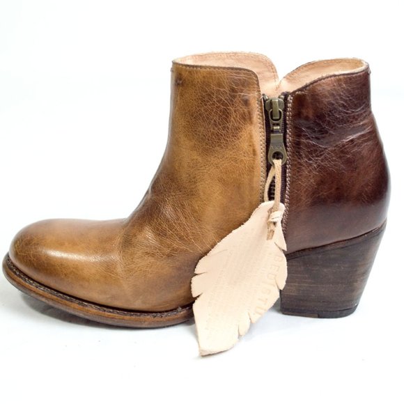 BED STU YELL Teak Rustic Mason Bootie Shoes - Picture 6 of 9
